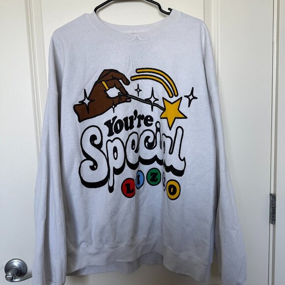 Lizzo “You’re Special / Sasha Be Fluting” Crewneck Sweatshirt – Size 2X - Picture 1 of 3